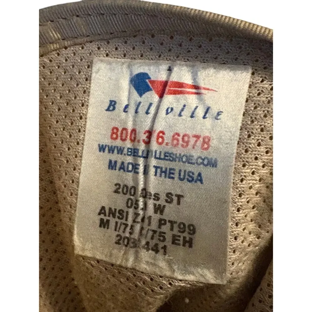 Belleville 200DES ST Steel Toe Military Combat Boots Men’s Size 7.5 USA Made